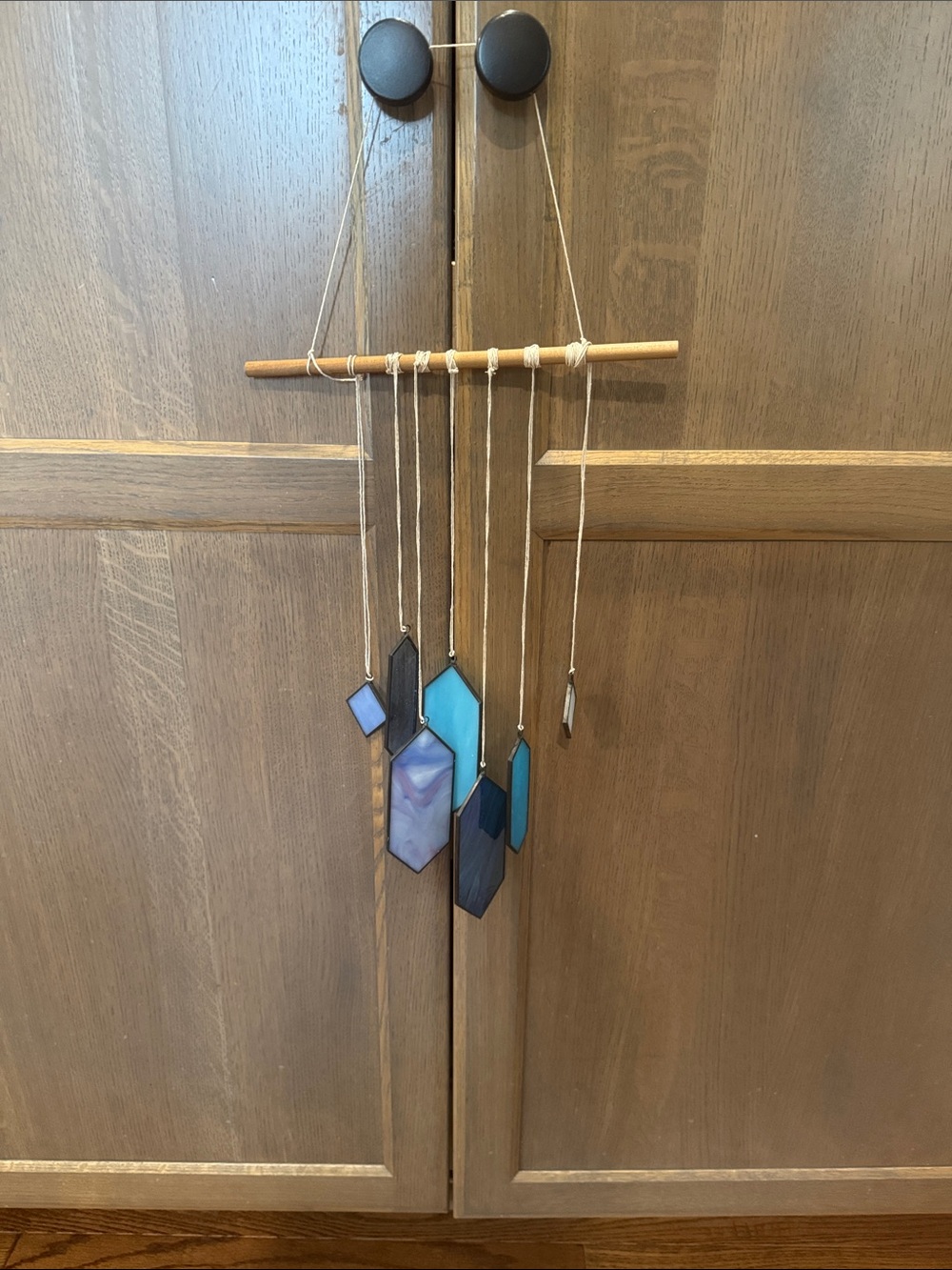 stained glass suncatcher / wind chime